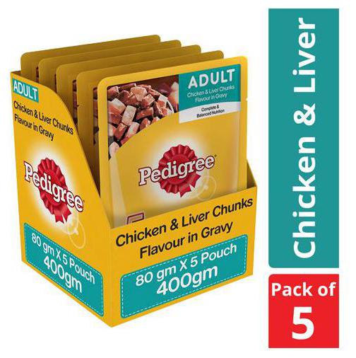 

Pedigree Wet Dog Food - Chicken Chunks in Gravy for Puppy 400 g