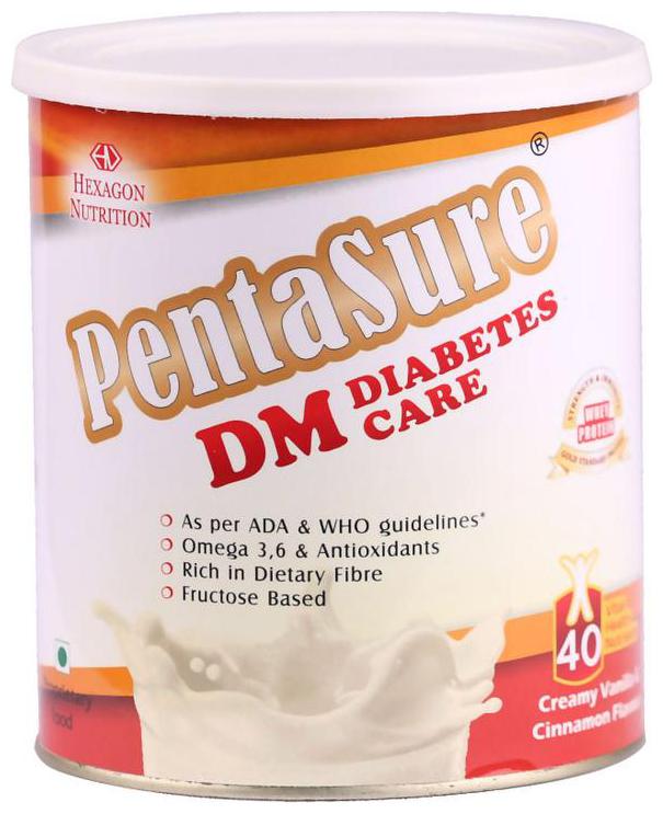 

PENTASURE DM VANILLA 400 g TIN- Supplement Shake - Complete nutrition for Diabetes Patients