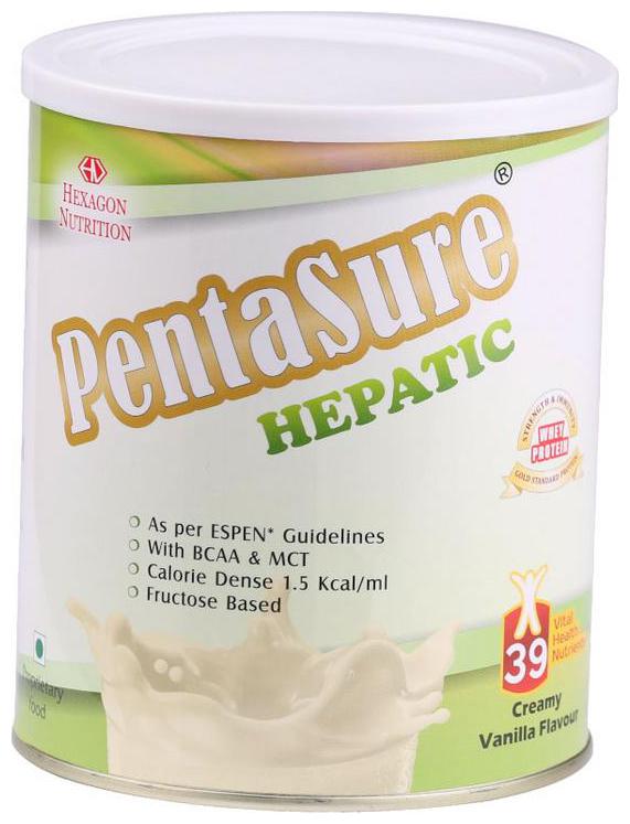 

PENTASURE HEPATIC 400g- Liver Care Nutrition Supplement- Complete Diet for Liver Patients