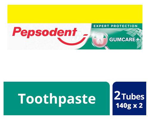 

Pepsodent Toothpaste - Gum Care Expert Protection Save Rs 20 - 140 g each Pack of 2