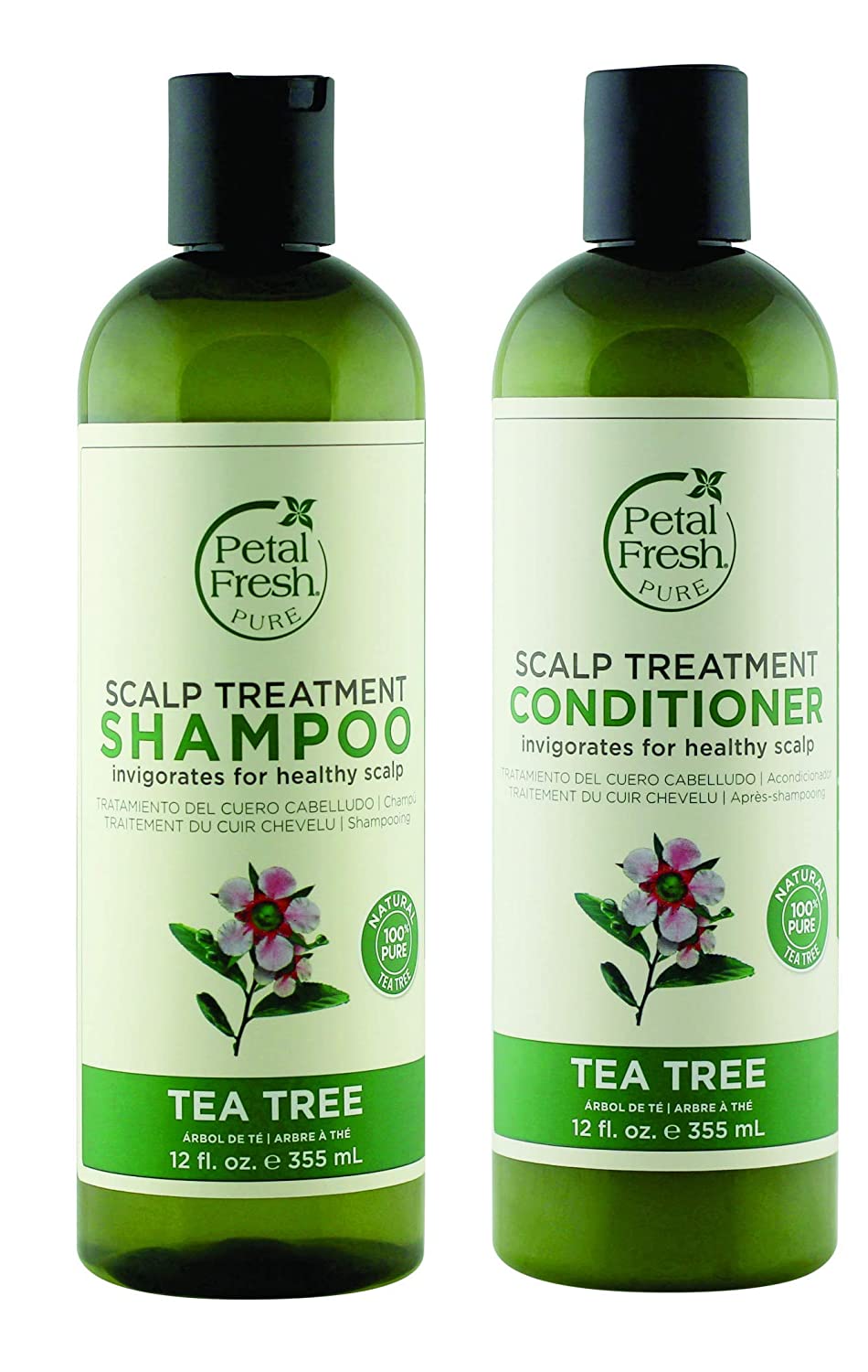 

Petal Fresh Teatree Shampoo Conditioner Combo 355 ml each (Pack of 2)