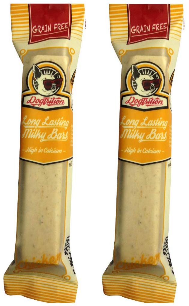 

Pets Empire Long Lasting Dental Milk Bar Made with Chicken or Chicken Liver and Milk Snack Dog Treat (Chicken 50g (Pack of 2)