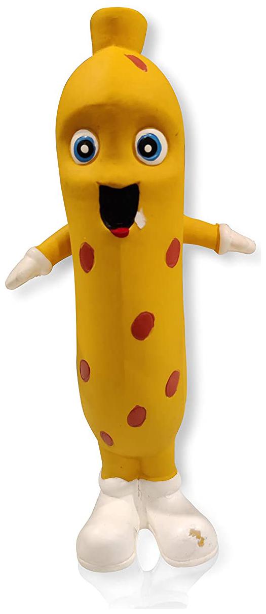 

Pets Empire Charming Pet Latex Mini Balloon Dog Toys Banana Shape 1 pc