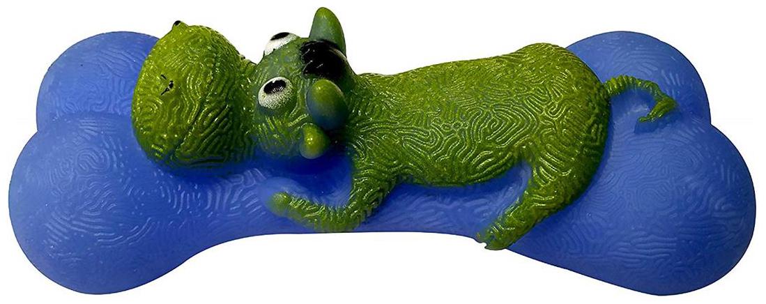 

Pets Empire Resistant To Bite Bone Dog Puppy Molars Vinyl Bone For Teeth Training Thermal Plastic Rubber Pet Dog Toys (Pack Of 1)