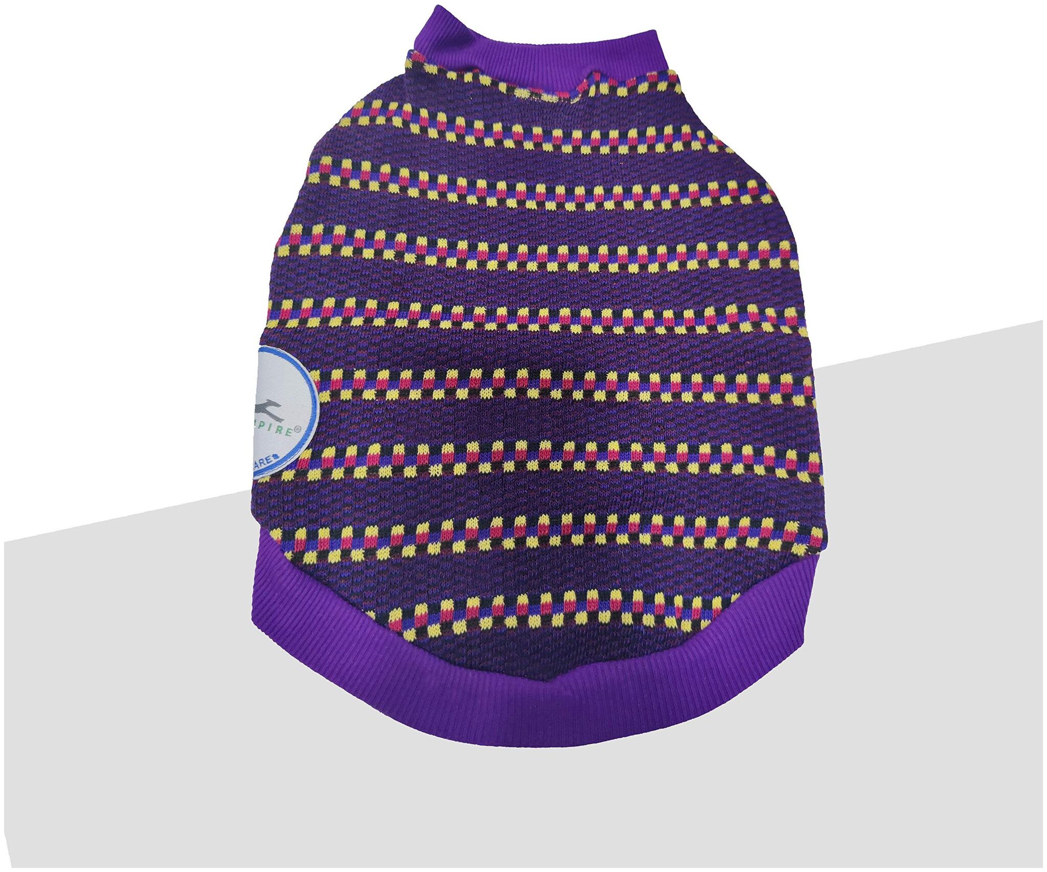 

Pets Empire Dog Sweaters pet Clothes cat Soft Sweater Clothing Mix Designer Printer Sweater (12 Inch Purple Print)