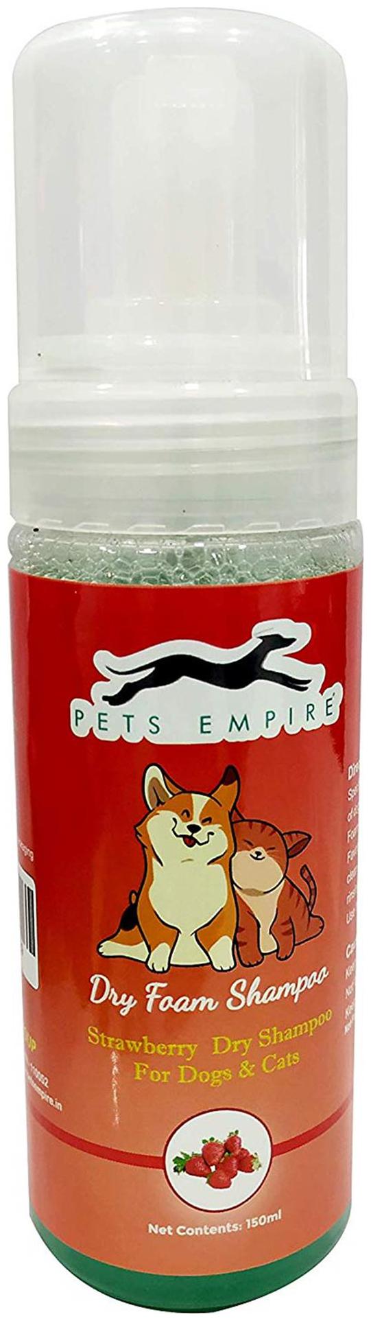 

Pets Empire Dry Dog Shampoo 150 ml (Strawberry) Pack of 1