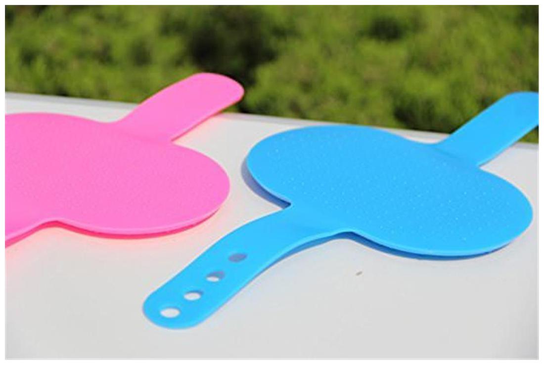 

PETS EMPIRE 2 pcs RUBBER DOG CAT PET GROOMING DETANGLING BRUSH MASSAGE PAD FOR LONG SHORT HAIR- PACK OF 2- COLOR MAY VARY