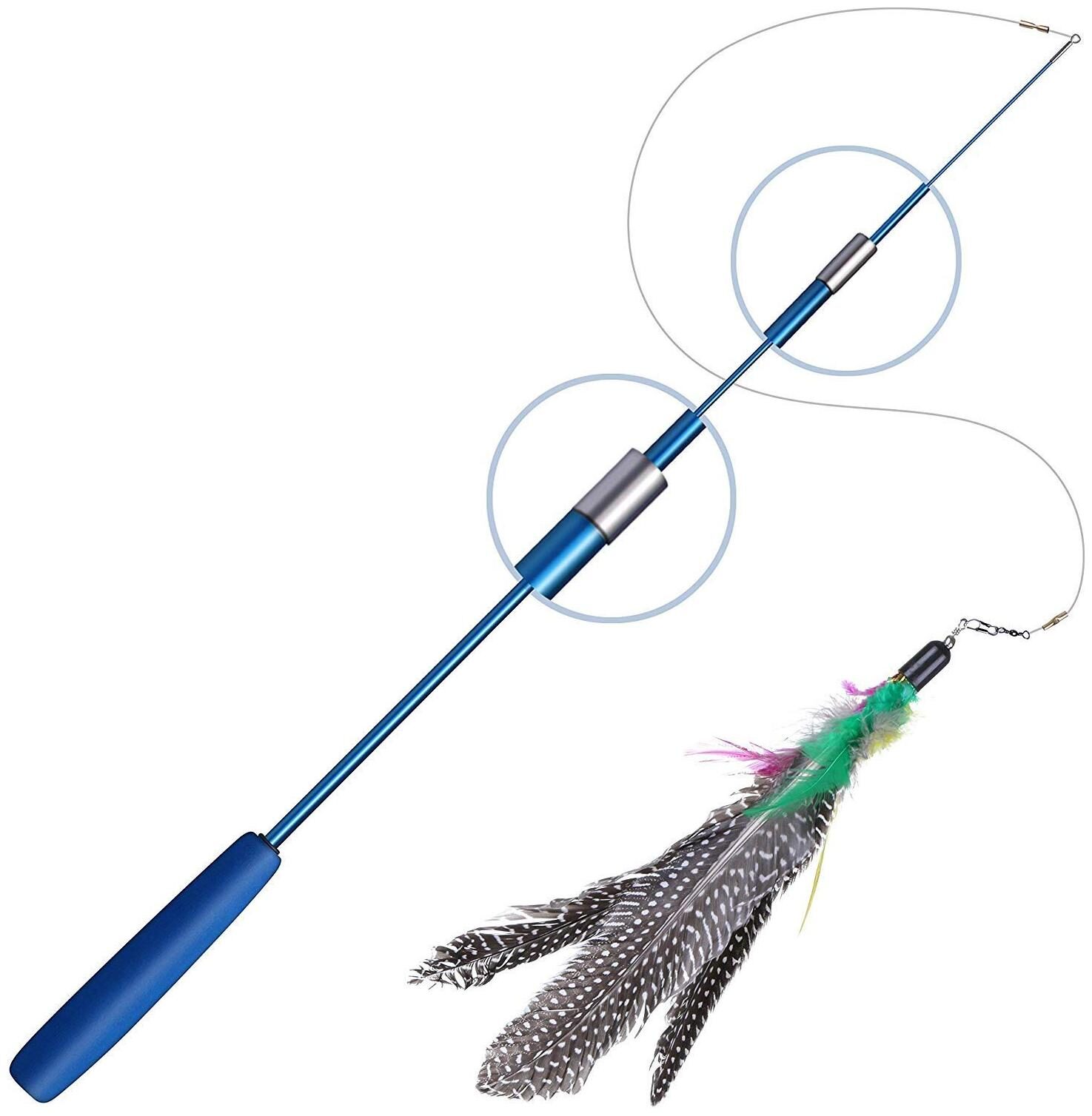 

Pets Empire Cat Wand Interactive Feather Toy