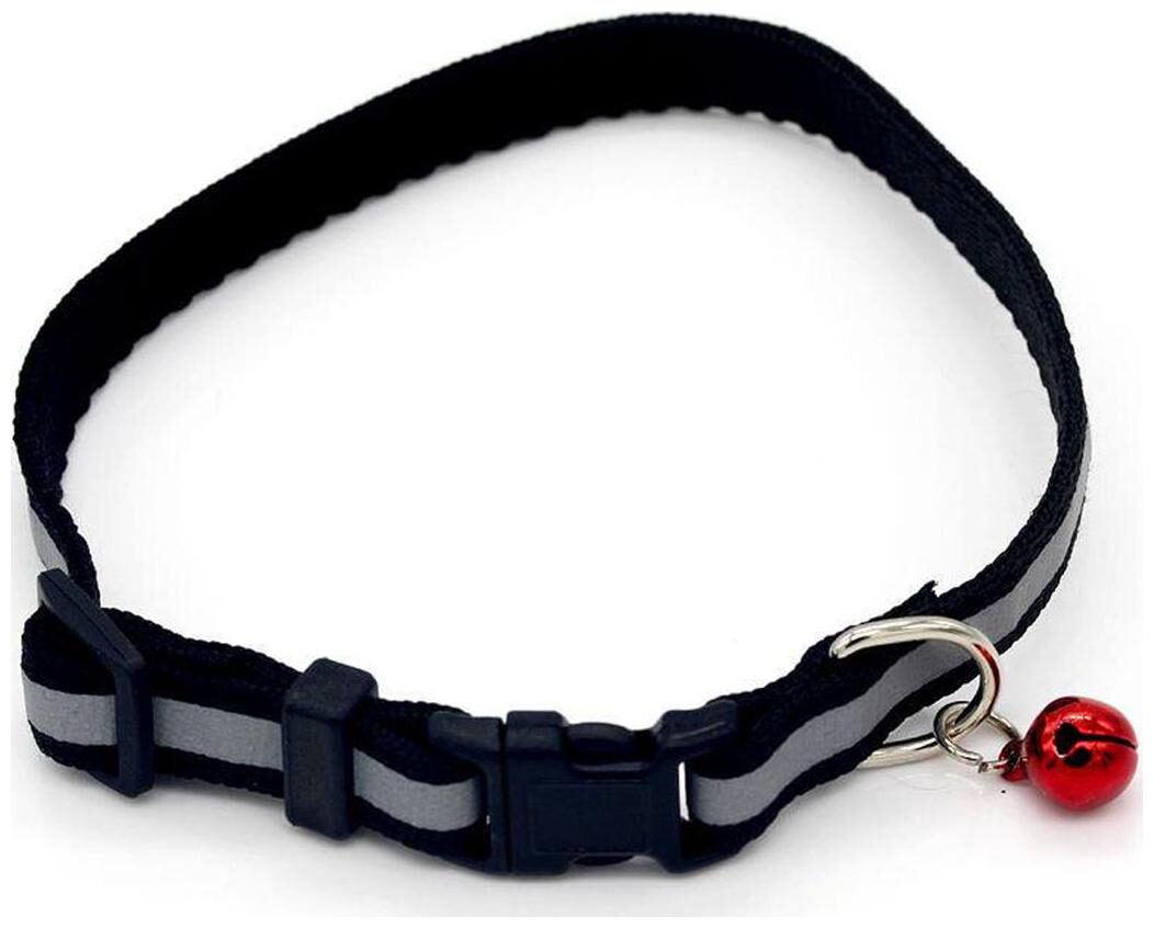 

Pets Empire Reflective Safe Pets Collar with Bells Adjustable Length (Medium) 1 Piece Color May Vary