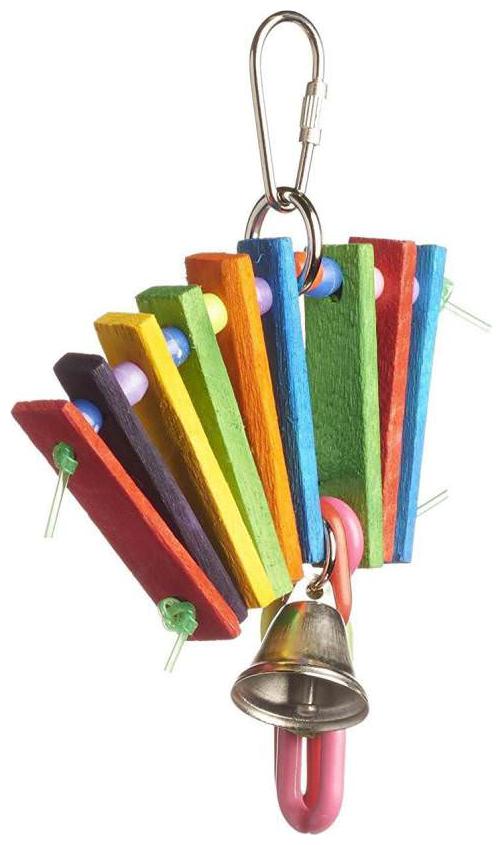 

Pets Empire Bodacious Bites Accordion Bird Toy Multicolor