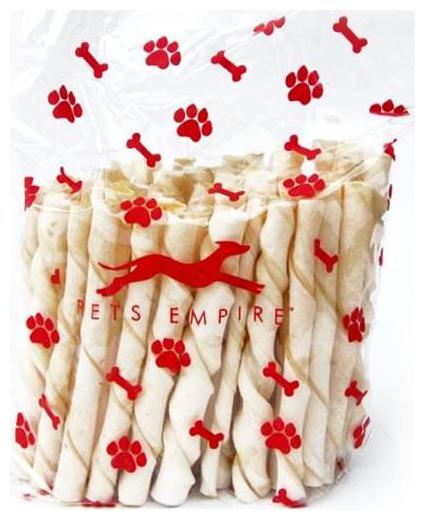 

Pets Empire dog chew treat food white sticks (1000 Grams)