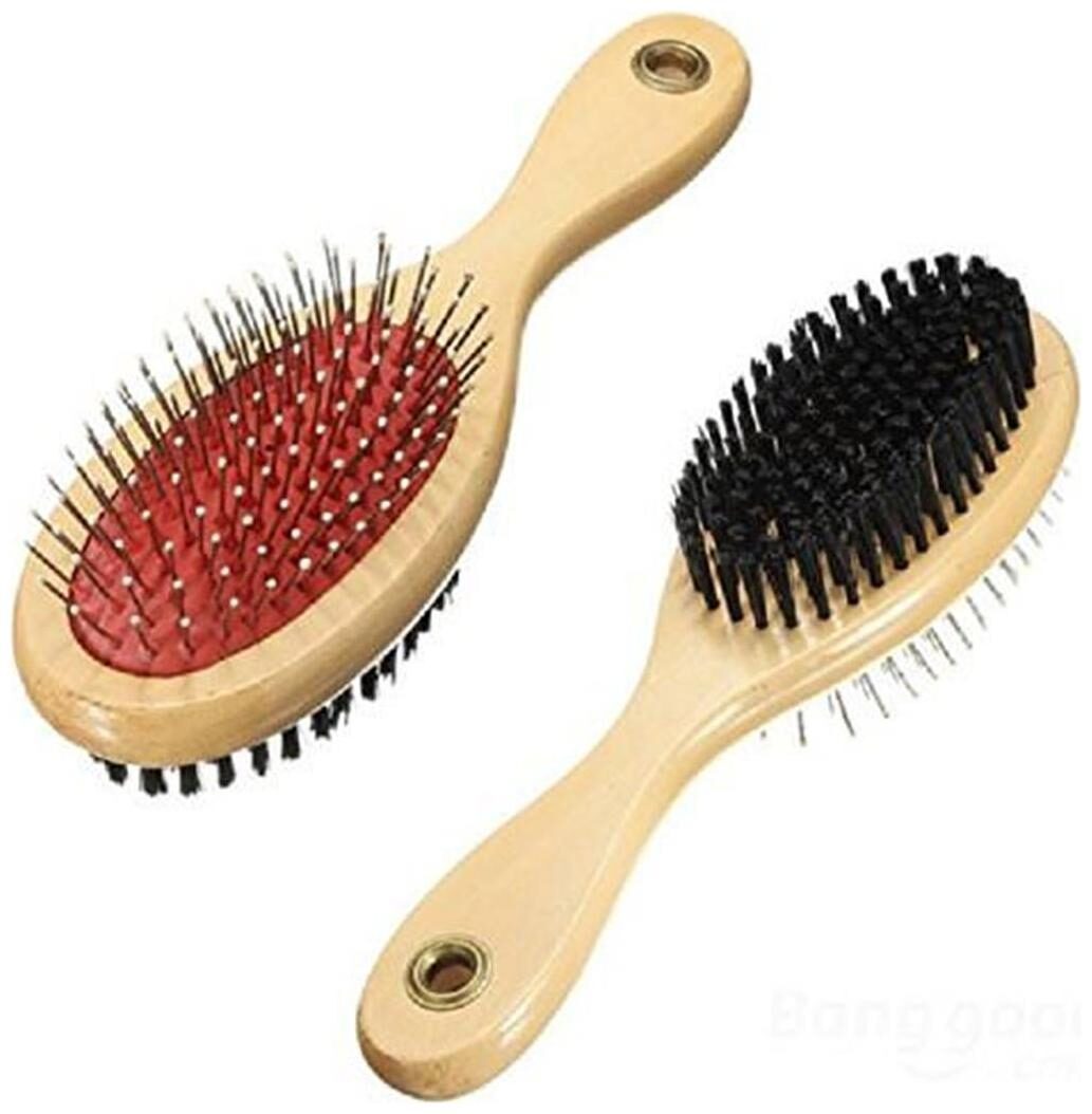 

Pets Empire Hair Brush For Pets Fur Shedding Comb (Both Sided) For Dogs Cats And Rabbits