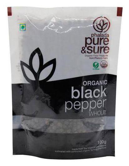 

Phalada Pure Sure Organic - Black Pepper Whole 100 g