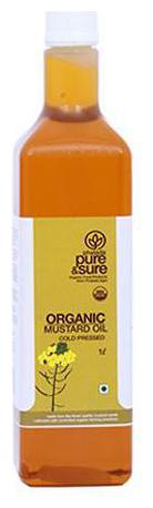 

Phalada Pure Sure Organic - Mustard Oil Cold Pressed 1 L