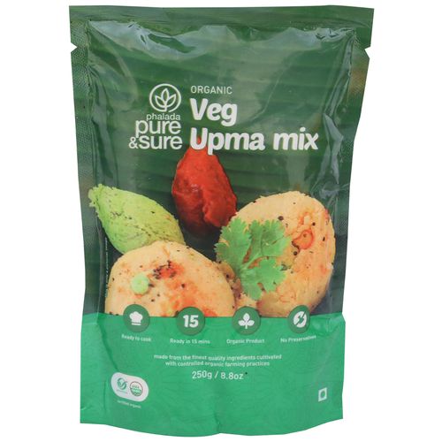 

Phalada Pure Sure Organic - Vegetable Upma Mix 250 g