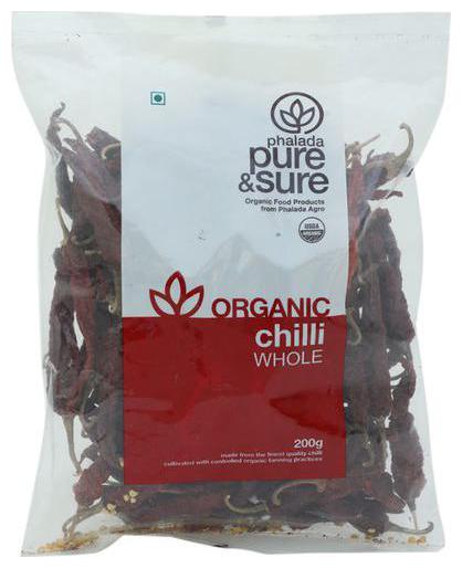 

Phalada Pure Sure Organic - Chilli Whole 200 g
