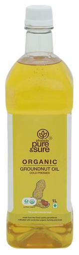 

Phalada Pure Sure Organic - Groundnut Oil Cold Pressed 1 L