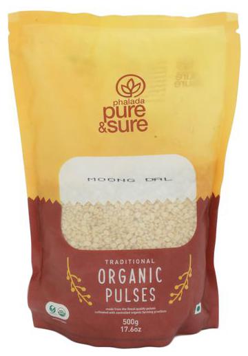 

Phalada Pure Sure Organic - Moong Daal 500 g