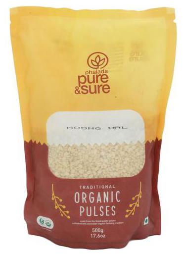 

Phalada Pure Sure Organic - Moong Daal 500 g