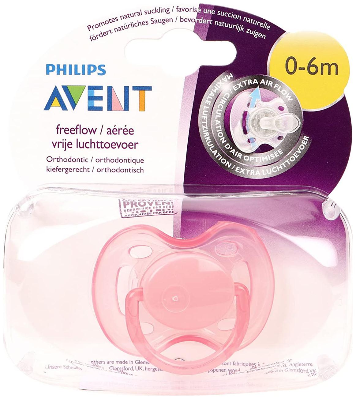 

Philips Avent Soother Freeflow Bpa Free 0-6M (Pack Of 1)