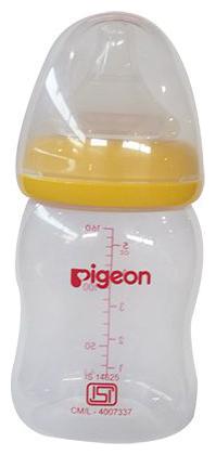 

Pigeon Baby WN Nursing Bottle With Plus Type Nipple - Yellow 160 ml