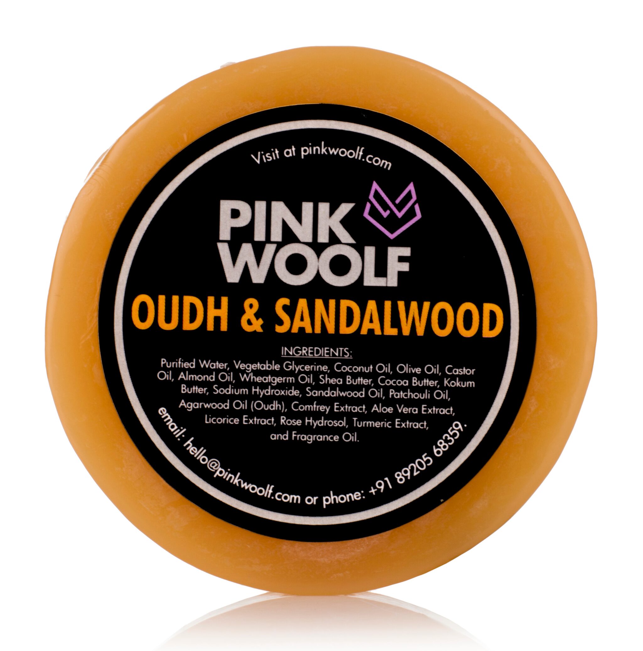 

Pink Woolf Luxury Shaving Soap - REFILL (Oudh Sandalwood) 50 g