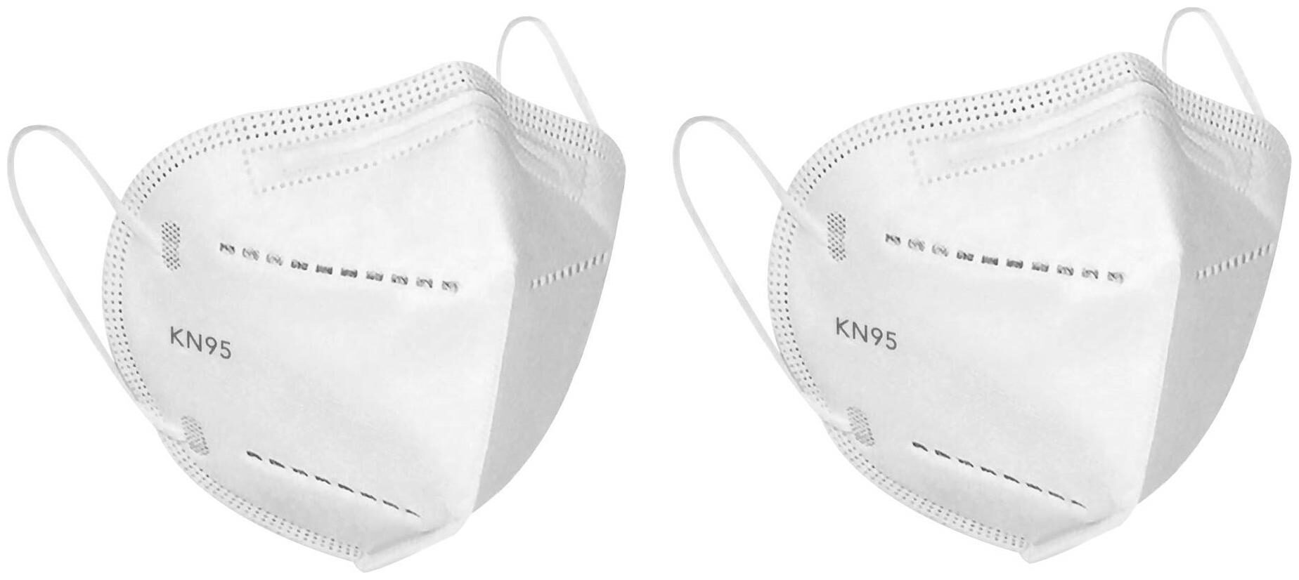 

PinKit KN95 4 layer Anti-Pollution Face Mask for Men Women (Pack of 2)