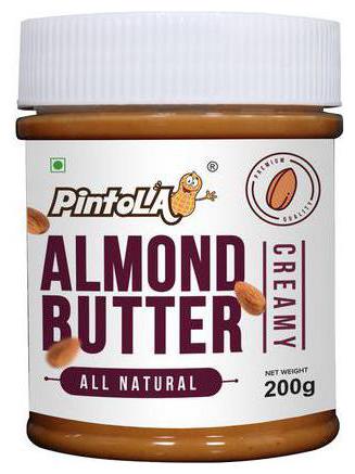 

Pintola All Natural Almond Butter - Unsweetened Creamy 200 g