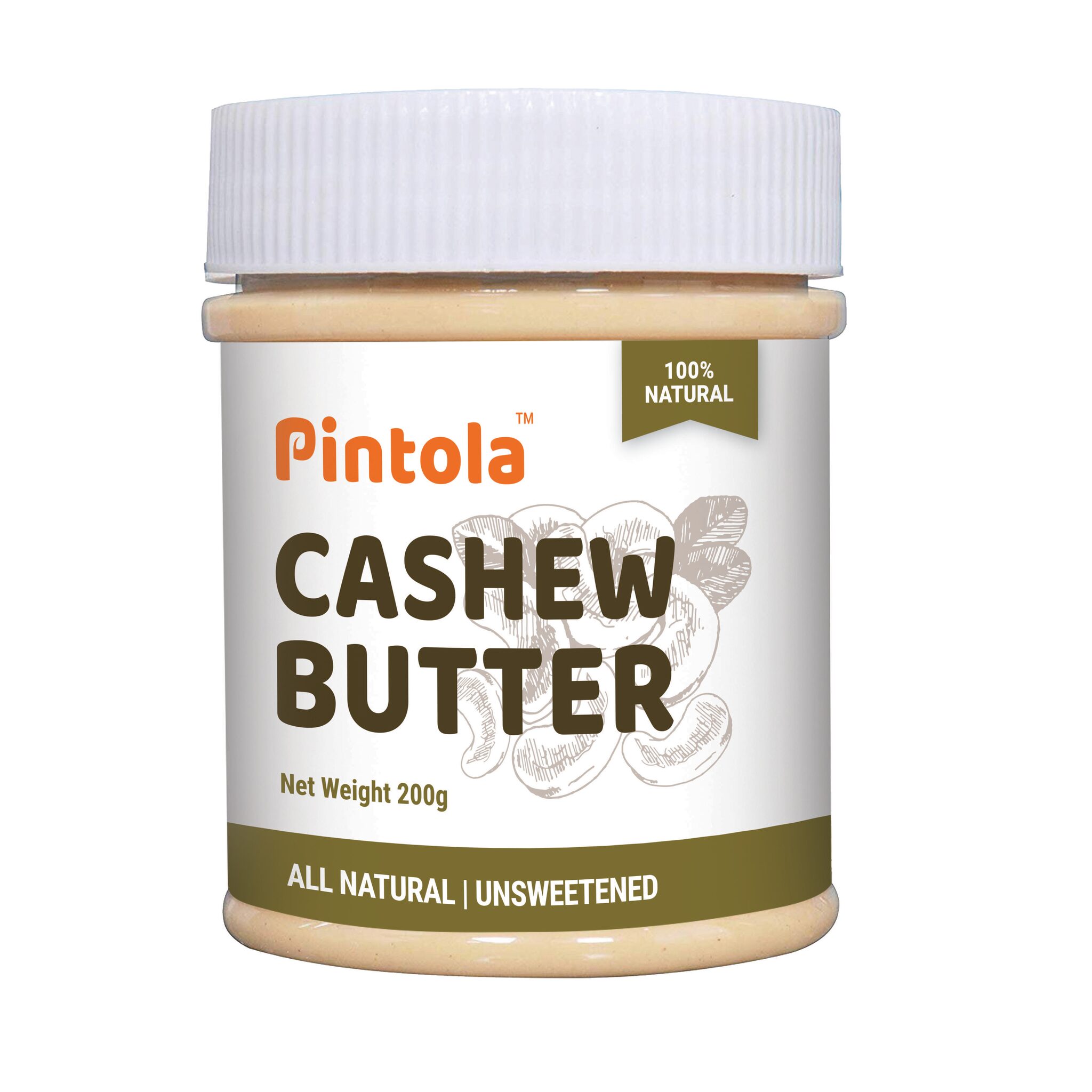 

Pintola All Natural Cashew Butter (Unsweetened)200 g
