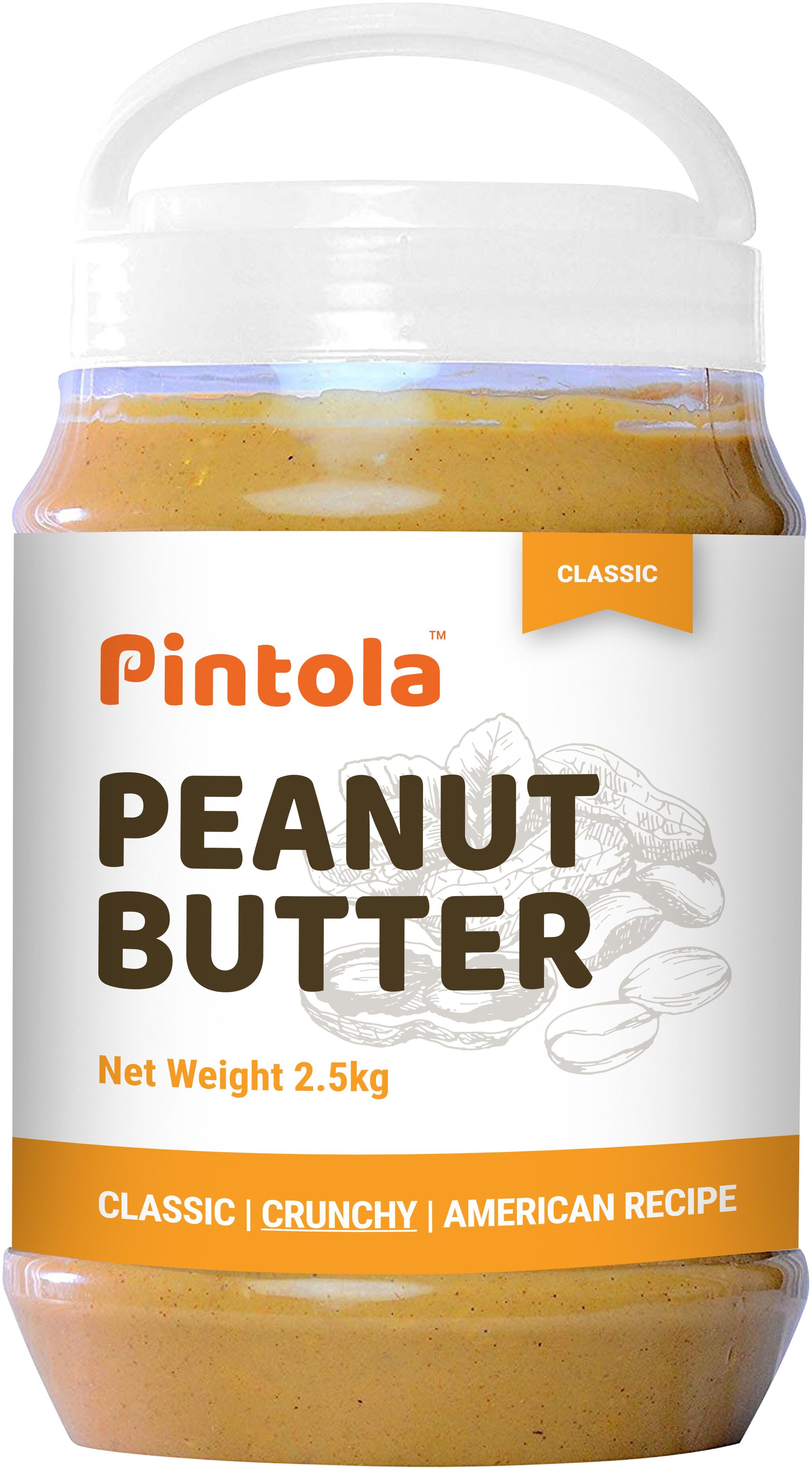 

Pintola Classic Peanut Butter 2 5 kg (Crunchy)