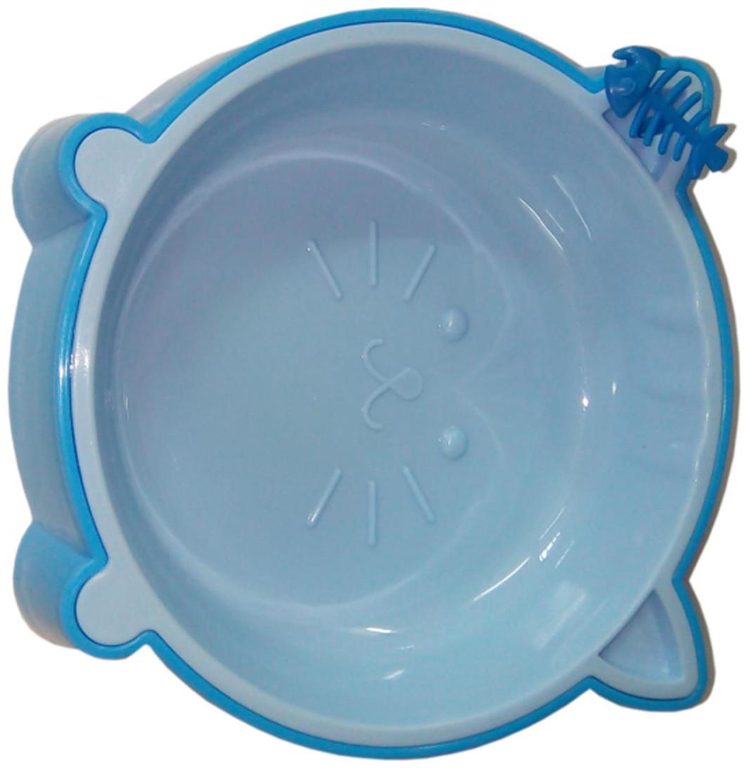

Plastic Bowl - L ( Cat Style Blue)