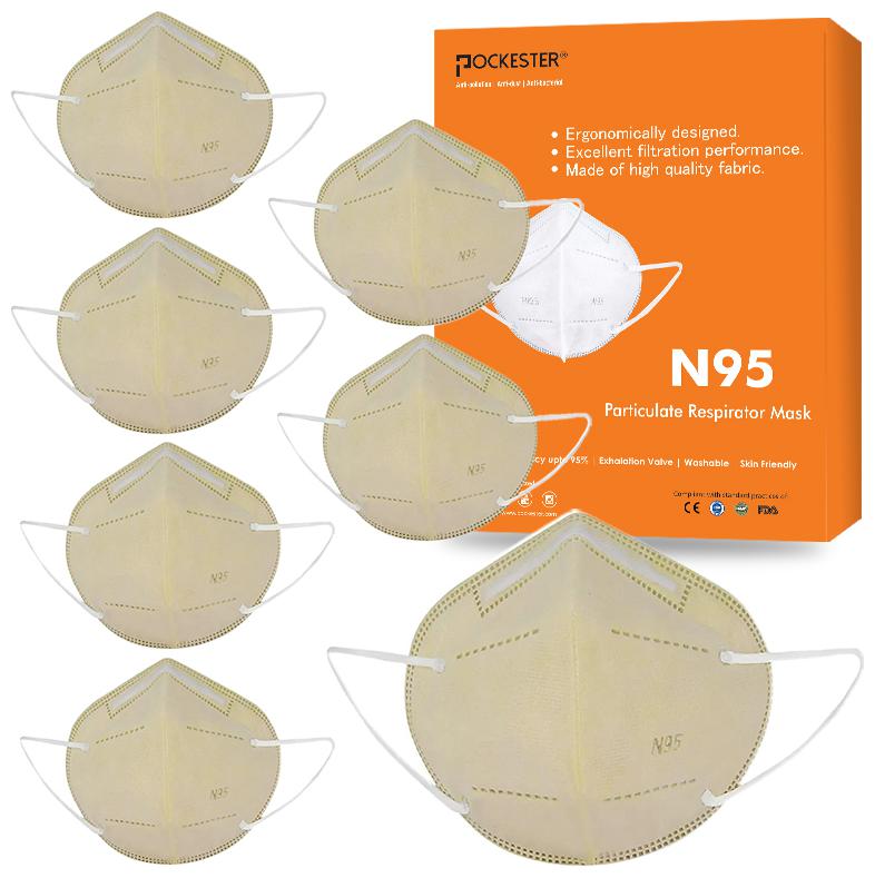 

Pockester Anti Pollution Activate N95 5 Layer Yellow ( Pack of 7 )
