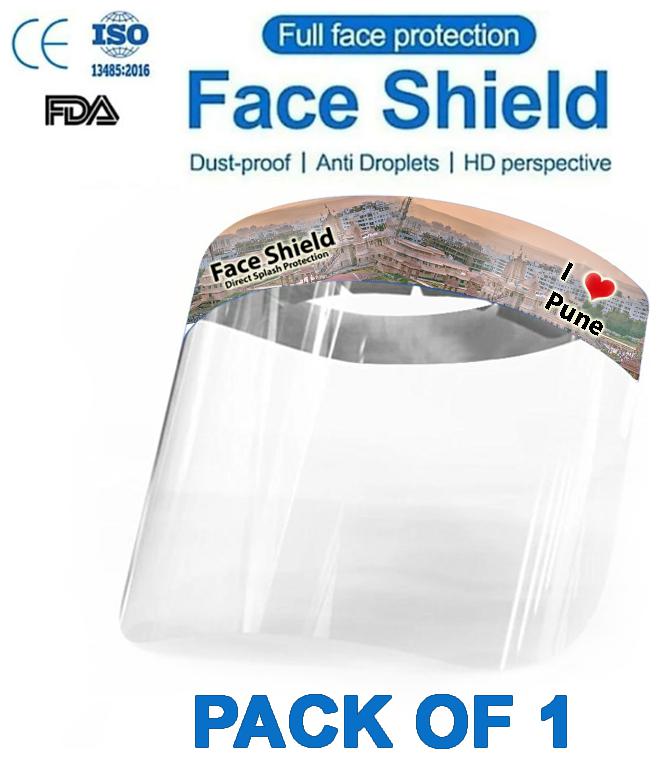 

Pockester I Love Pune Face Shield Mask Full Face Protection (Pack Of 1)