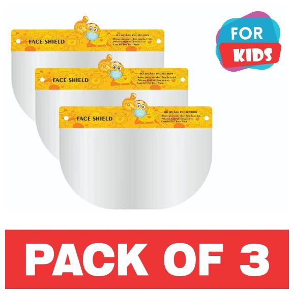 

Pockester KIDS Face Shield Mask Full Face Protection Safety Visor (Pack of 3)
