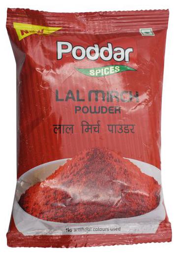 

Poddar Powder - Mirchi 50 g