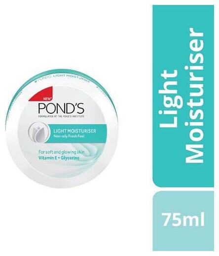 

Ponds Light Moisturiser All seasons Non Oily Fresh Glow 75 ml