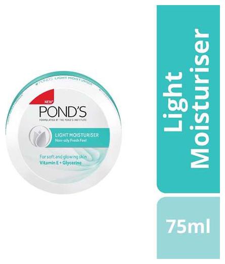 

Ponds Light Moisturiser All seasons Non Oily Fresh Glow 75 ml