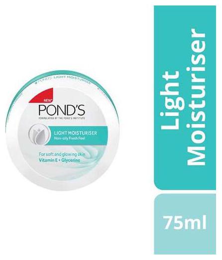 

Ponds Light Moisturiser All seasons Non Oily Fresh Glow 75 ml