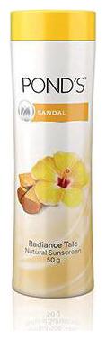 

Ponds Talc Natural - Sandal Radiance 50 g