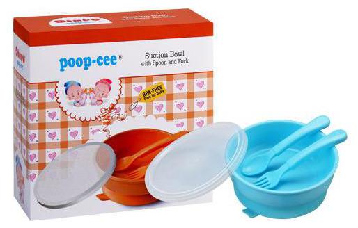 

Poopcee Suction Bowl - Round With Spoon Fork 3 pcs