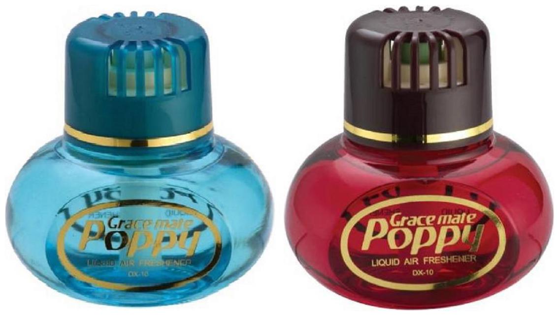

Poppy FREESIA And STRAWBERRY Liquid Car Air Freshener (150 ml) (Pack of 2)
