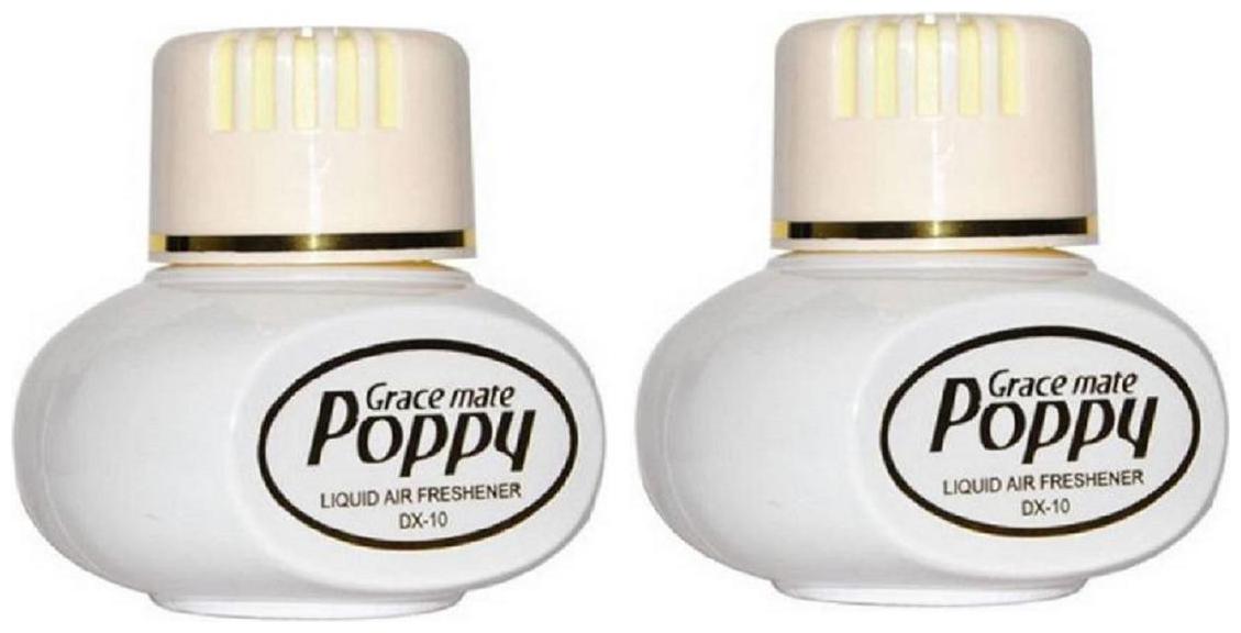 

Poppy JASMINE Liquid Car Air Freshener (150 ml) (Pack of 2)