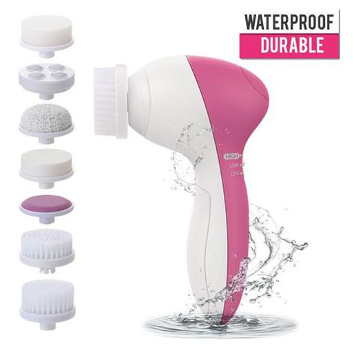

Portable 7 In 1 Electric Beauty Care Massager Facial Massager Cleaner Deep Layer Electric Facial Massage Device Face Cleaner Clean Machine Polishing Body Massage Skin Spa Cleaning Machine