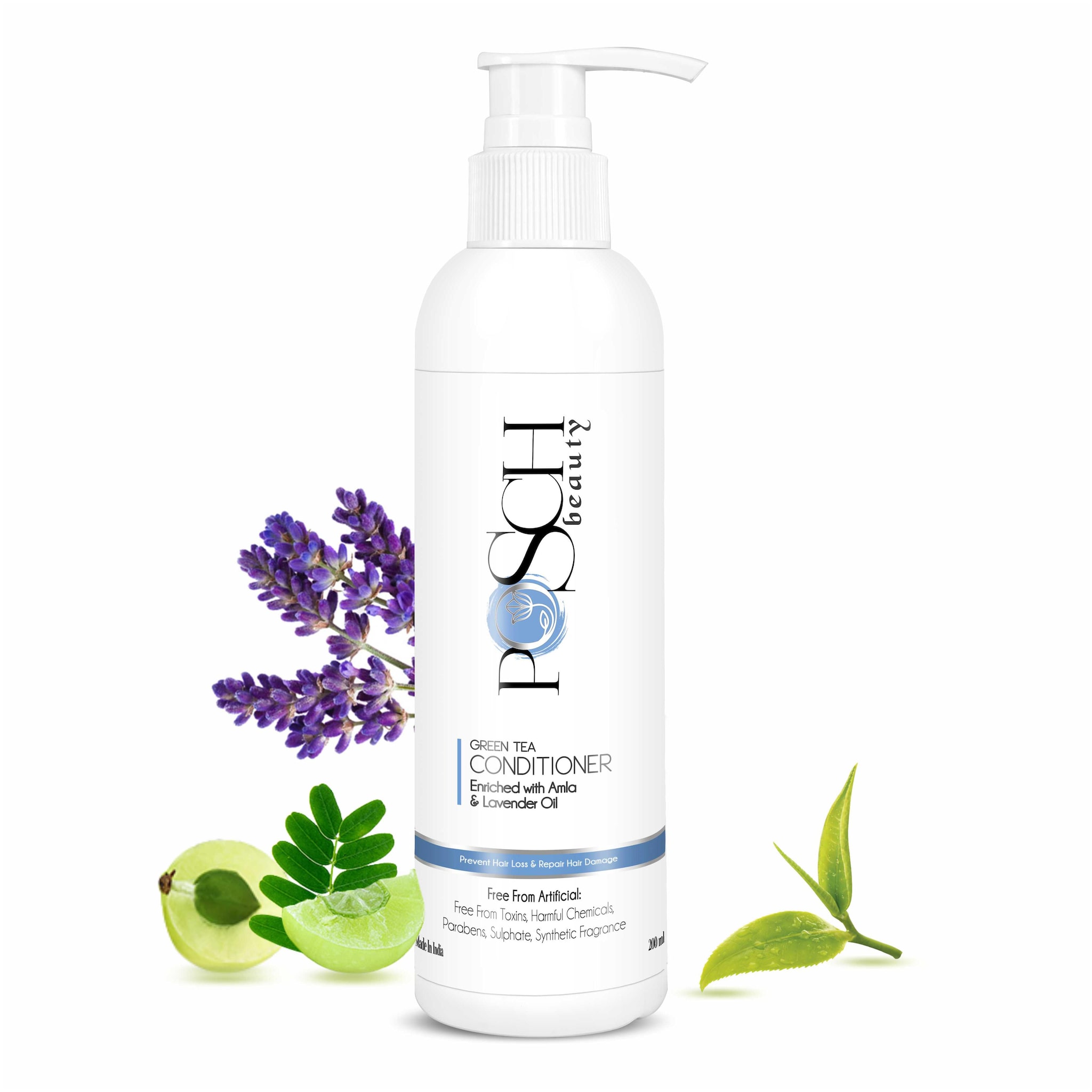 

Posch Green Tea Conditioner With Amla Lavender Oil (200ml)