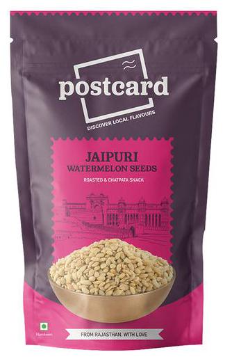 

PostCard Jaipuri Watermelon Seeds - Chatpata Roasted Healthy Snack 140 g