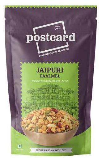 

PostCard Jaipuri Daalmel - Khatta Meetha Roasted Dal Snack 120 g