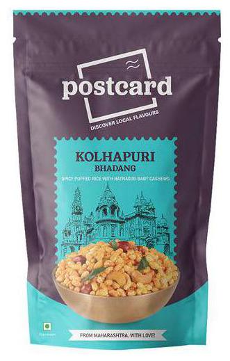 

PostCard Kolhapuri Bhadang - Spicy Bhel With Nuts 65 g