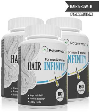 Buy Potentveda Hair Infinity Hair Capsules Supplement For Hair