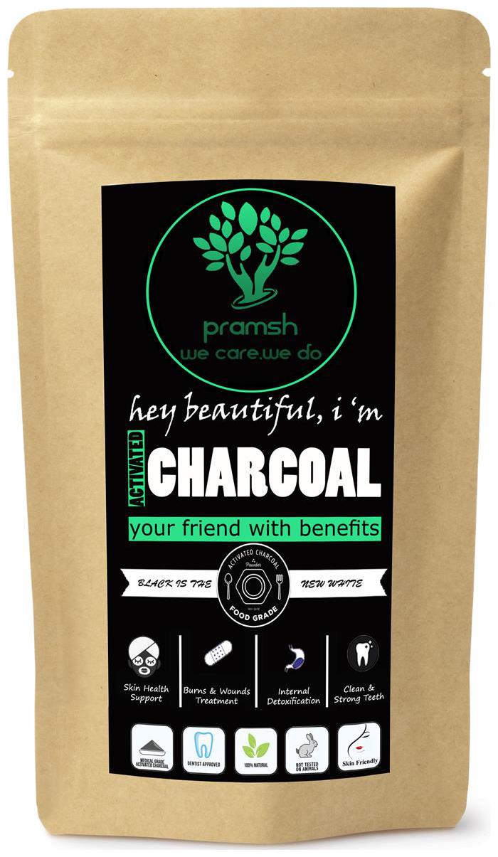 

Pramsh Traders Activated Charcoal Powder 800g -For Anti Acne Blackhead Removal Instant Glow