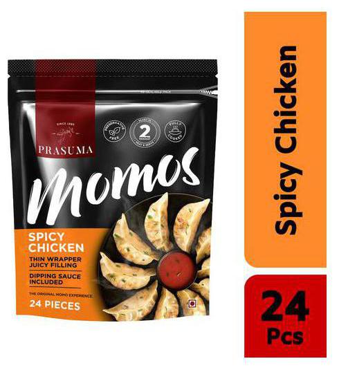 

Prasuma Momos - Spicy Chicken 24 pcs